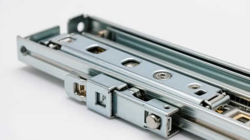 BJHX Two-Section Hidden Drawer Slide