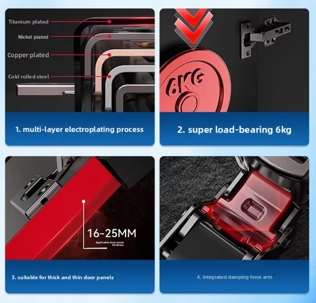 FL-010 Soft-Close Clip-On Hinge